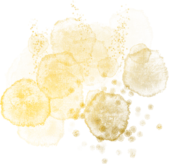 Gold Spots Glitter